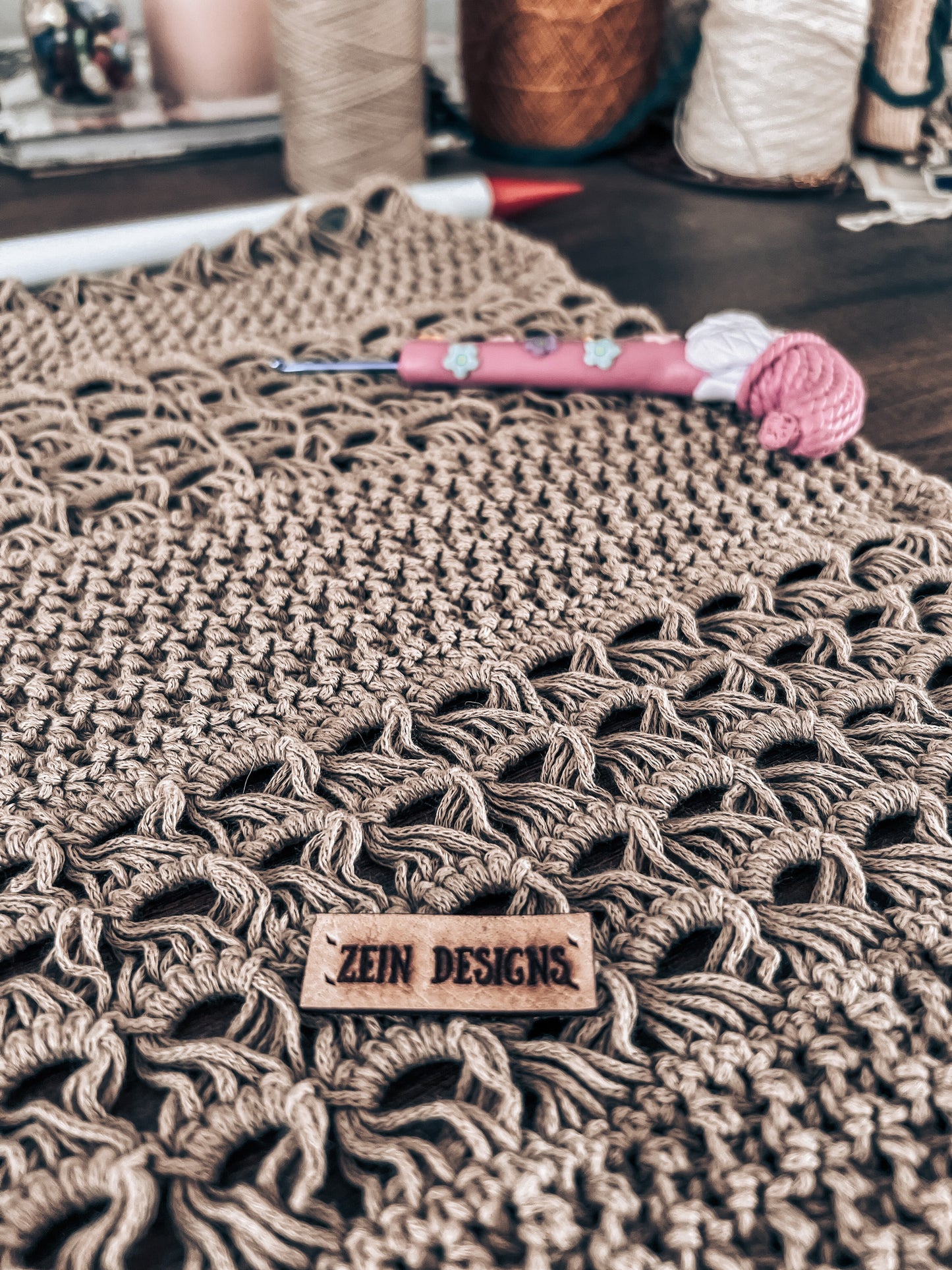 Cotton Stitches Table Runner Crochet kit