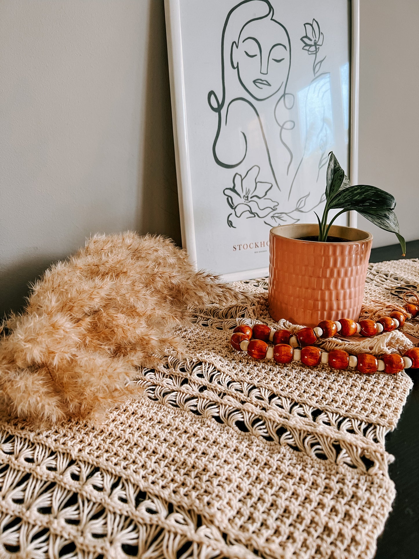 Cotton Stitches Table Runner Crochet kit