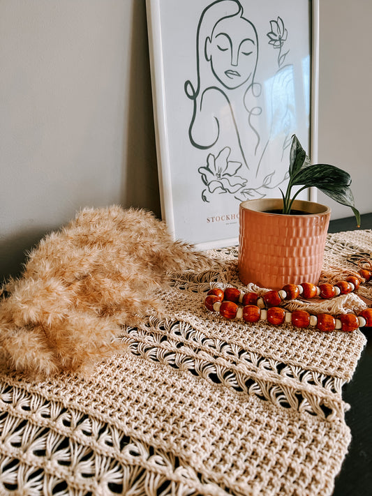 Cotton Stitches Table Runner Crochet kit