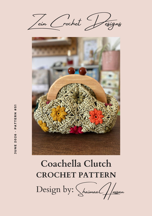 Coachella Clutch Crochet pattern + Video tutorial