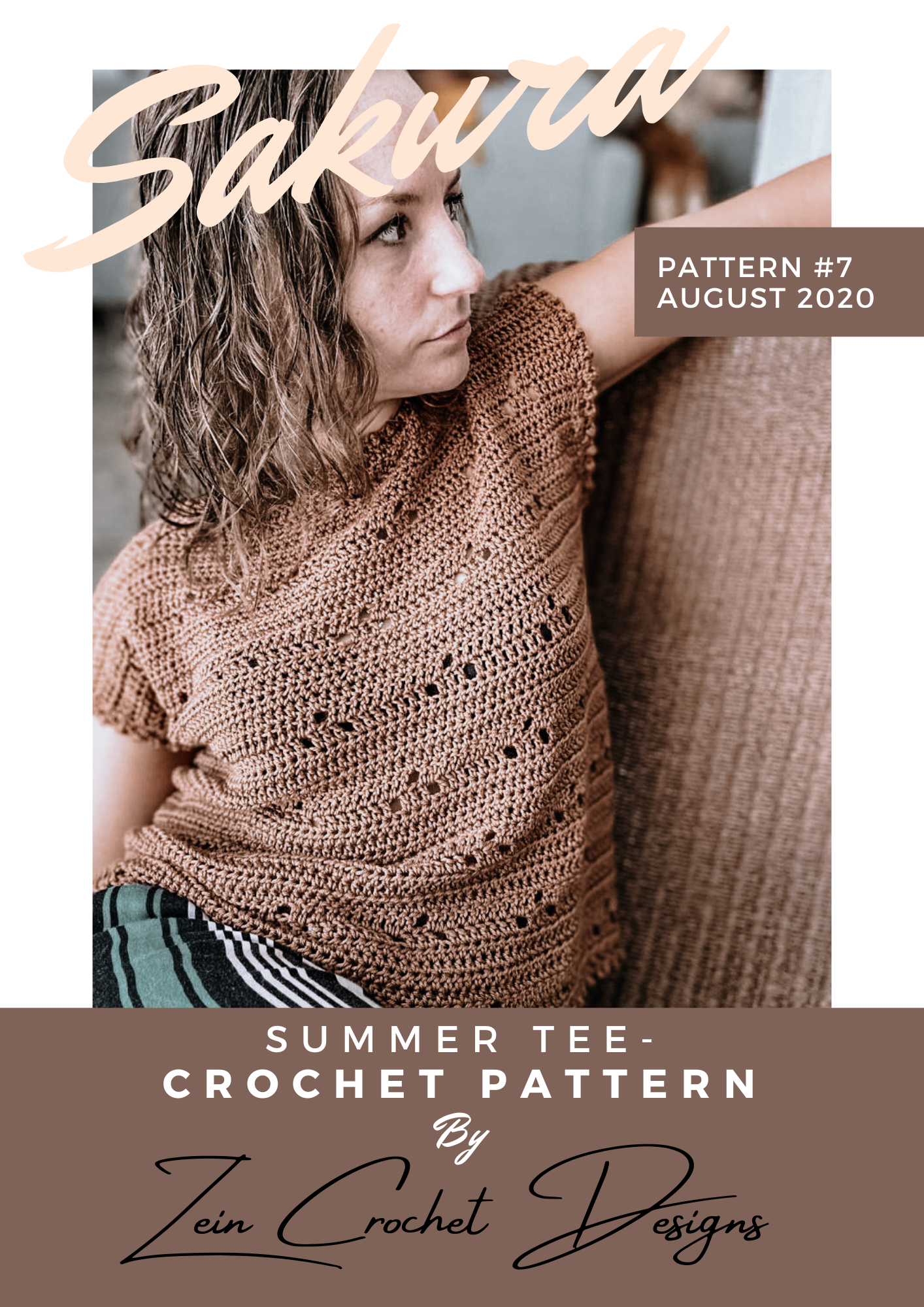 Sakura Summer Tee Crochet pattern