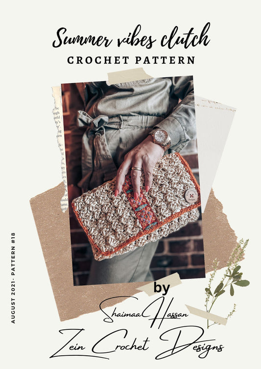Summer vibes clutch crochet pattern