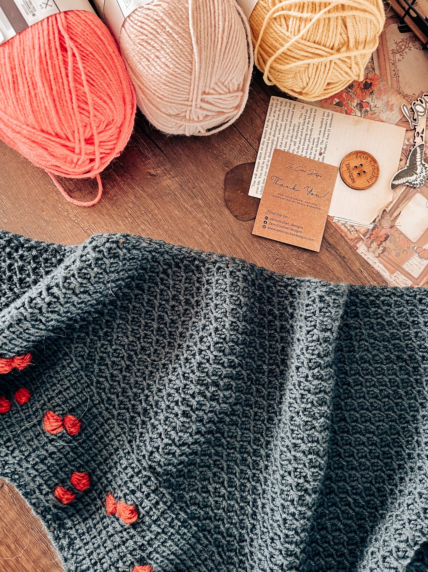 The Ivy Tunisian shawl kit