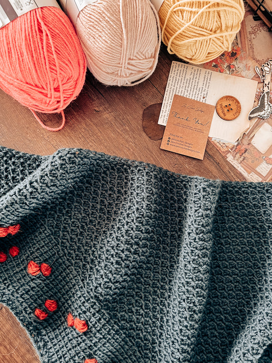 The Ivy Tunisian shawl kit