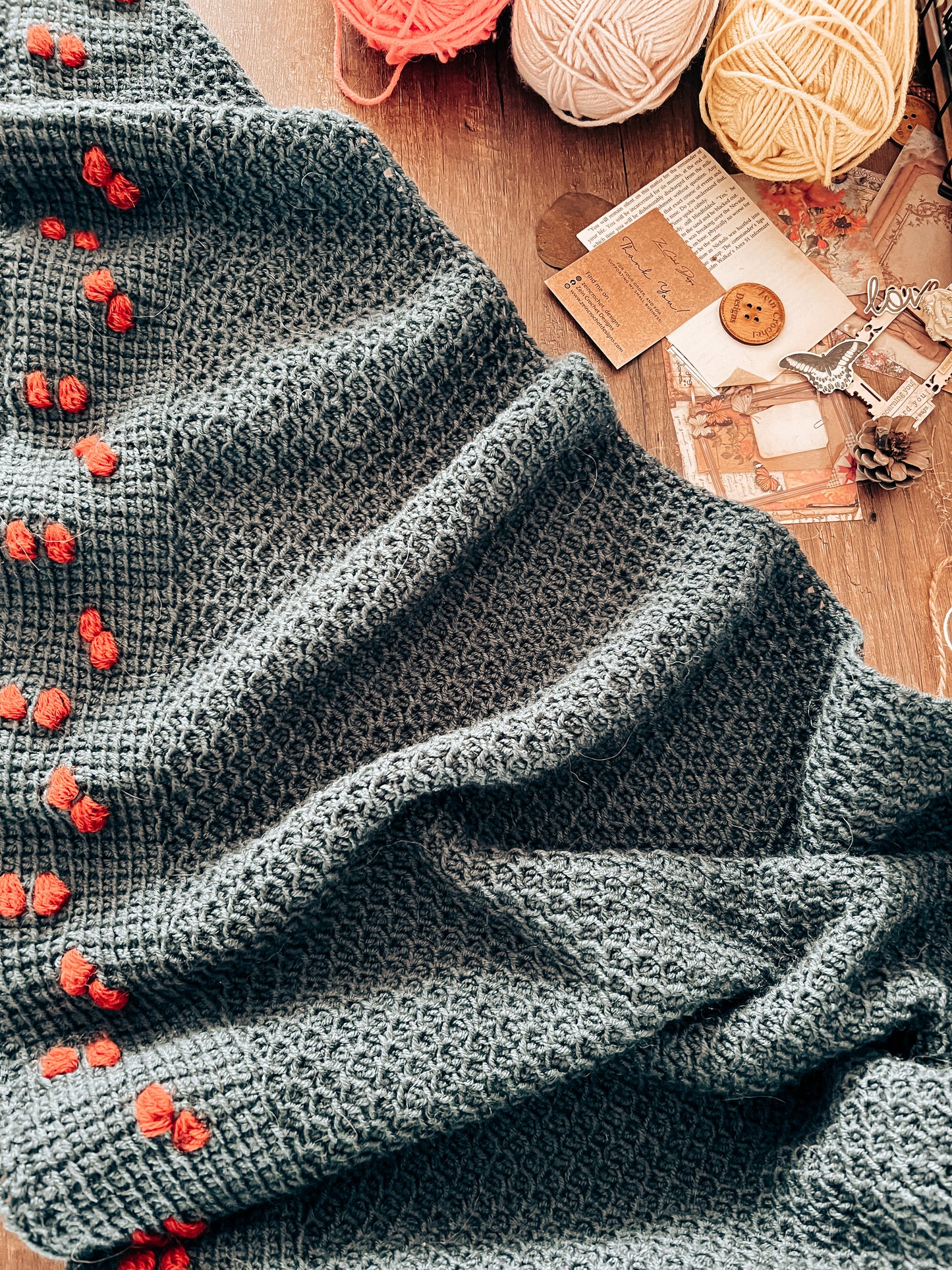 The Ivy Tunisian shawl kit