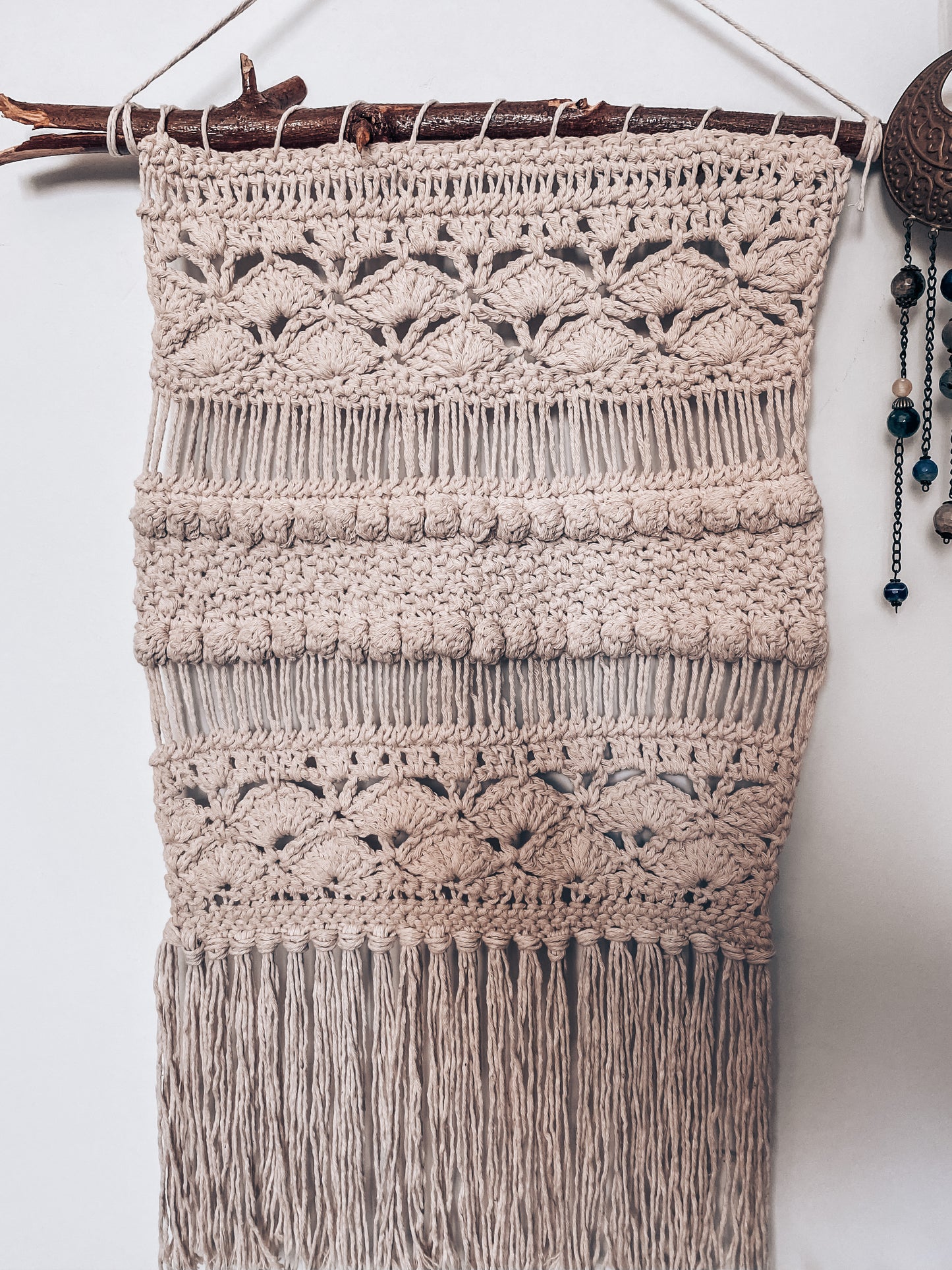 Woodstock wall hanging Crochet macrame