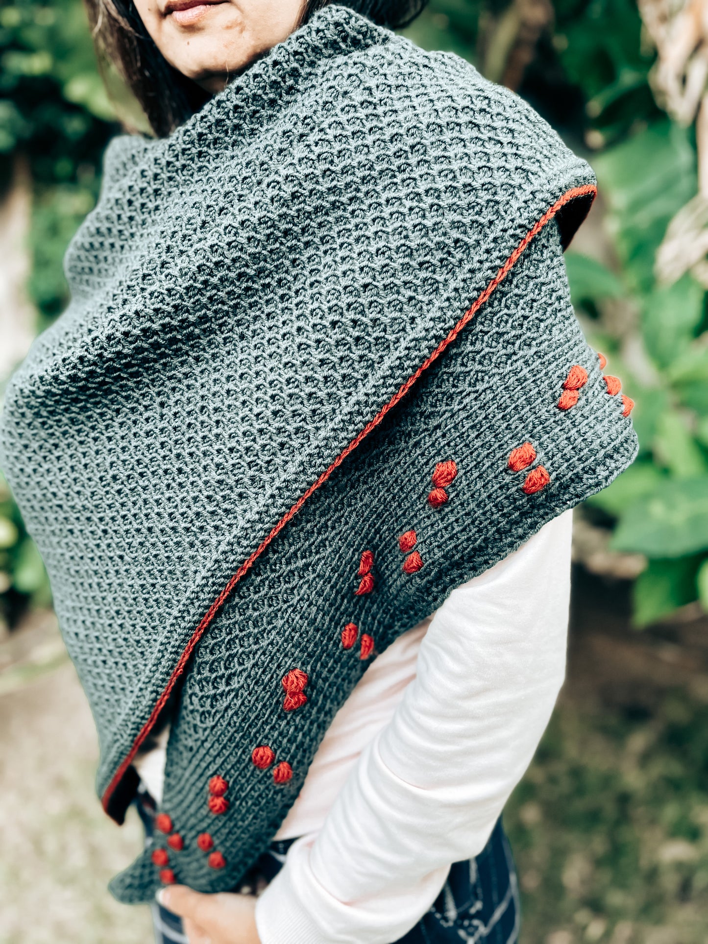 The Ivy Tunisian shawl kit