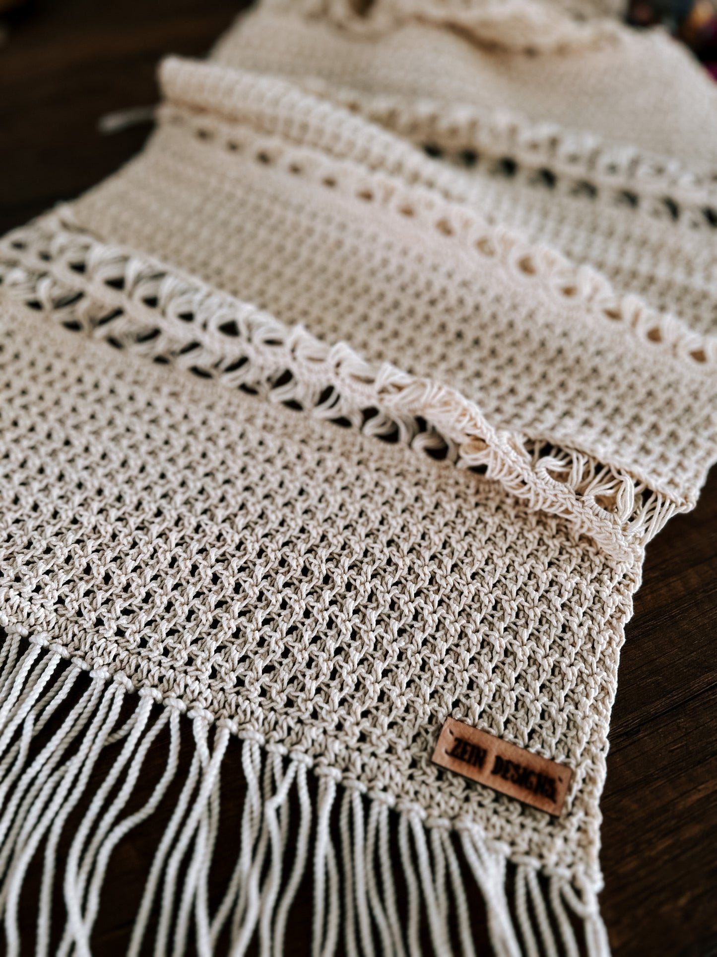 Cotton Stitches Table Runner Crochet pattern