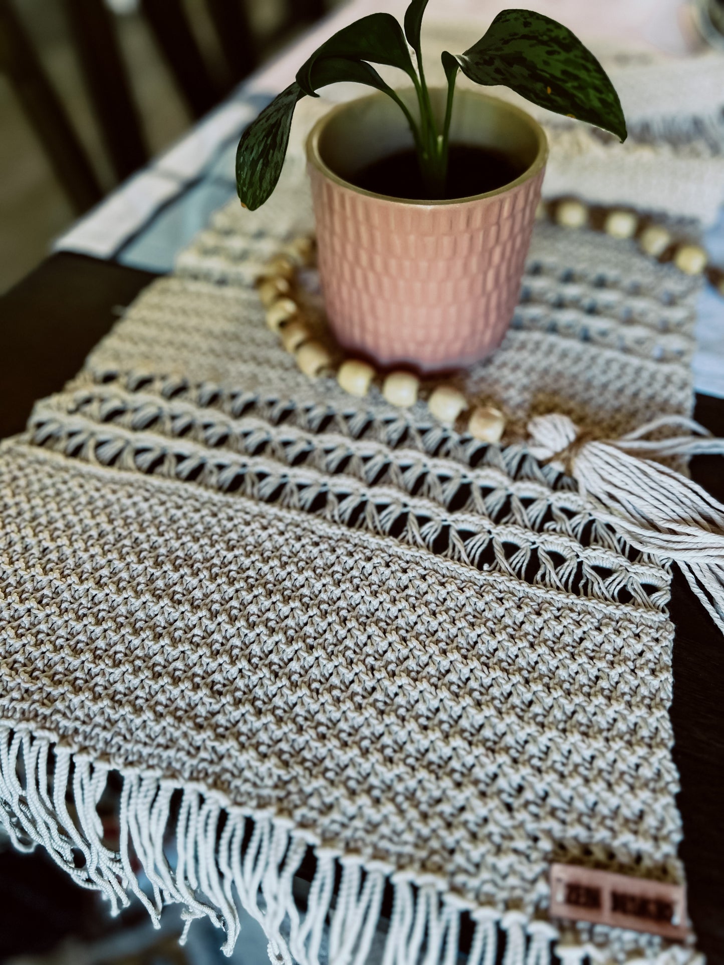 Cotton Stitches Table Runner Crochet pattern