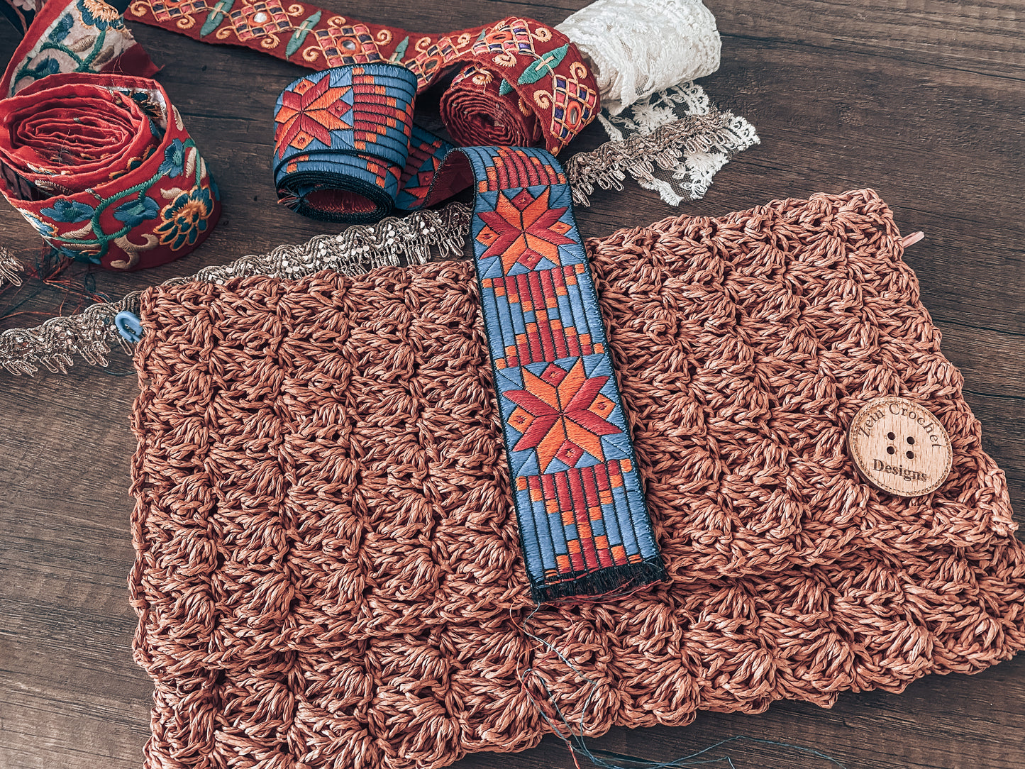 Summer vibes clutch crochet pattern