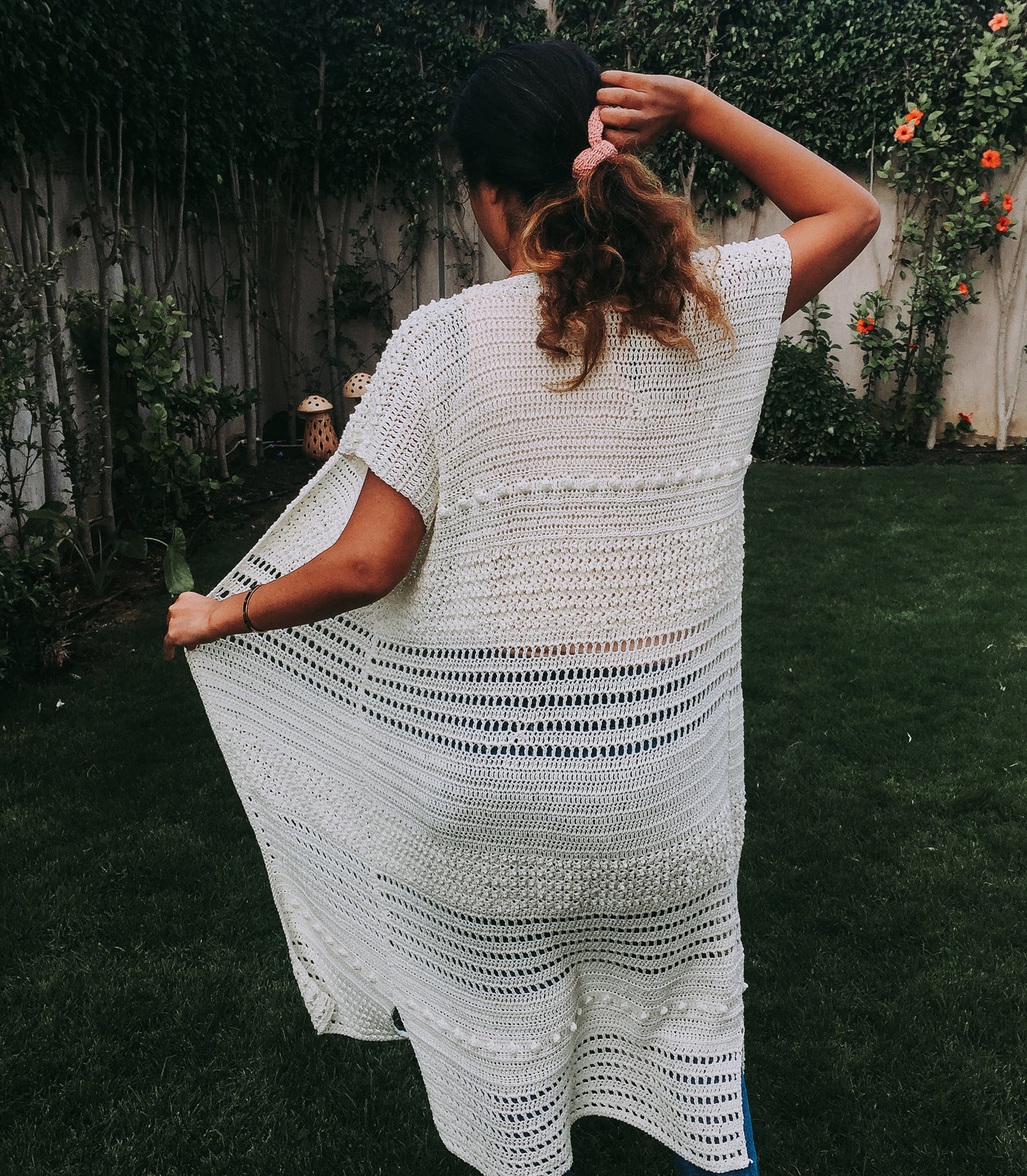 Jasmine Coral Cardigan Crochet pattern