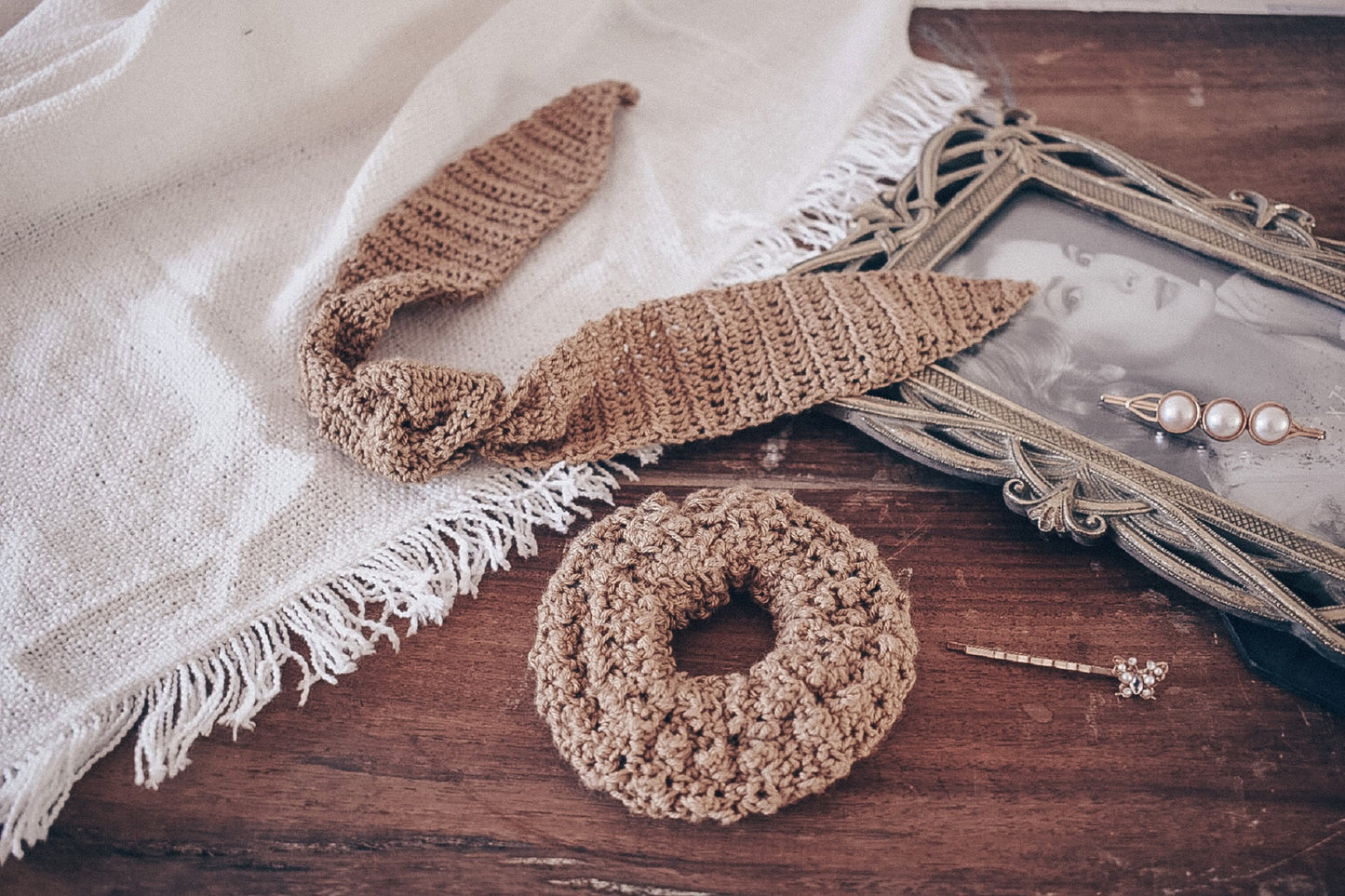 Honey Scrunchie Crochet pattern