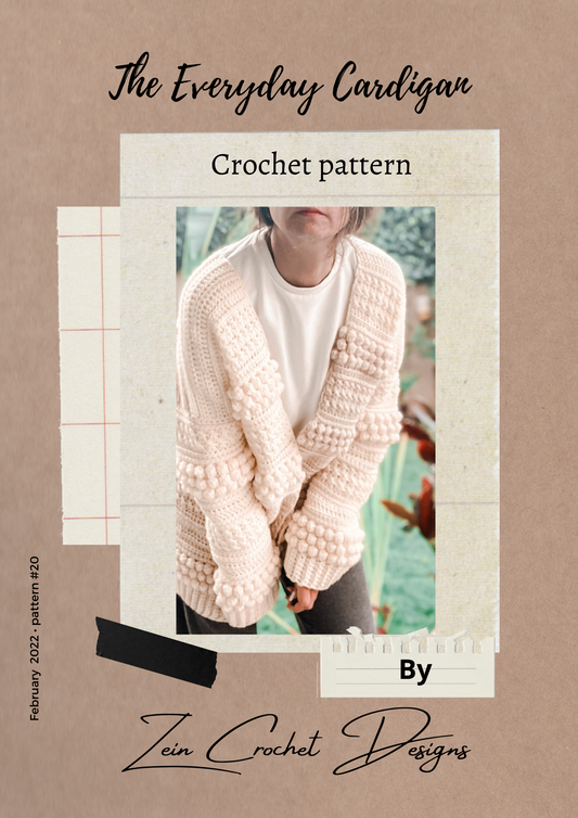 The Everyday cardigan Crochet Pattern