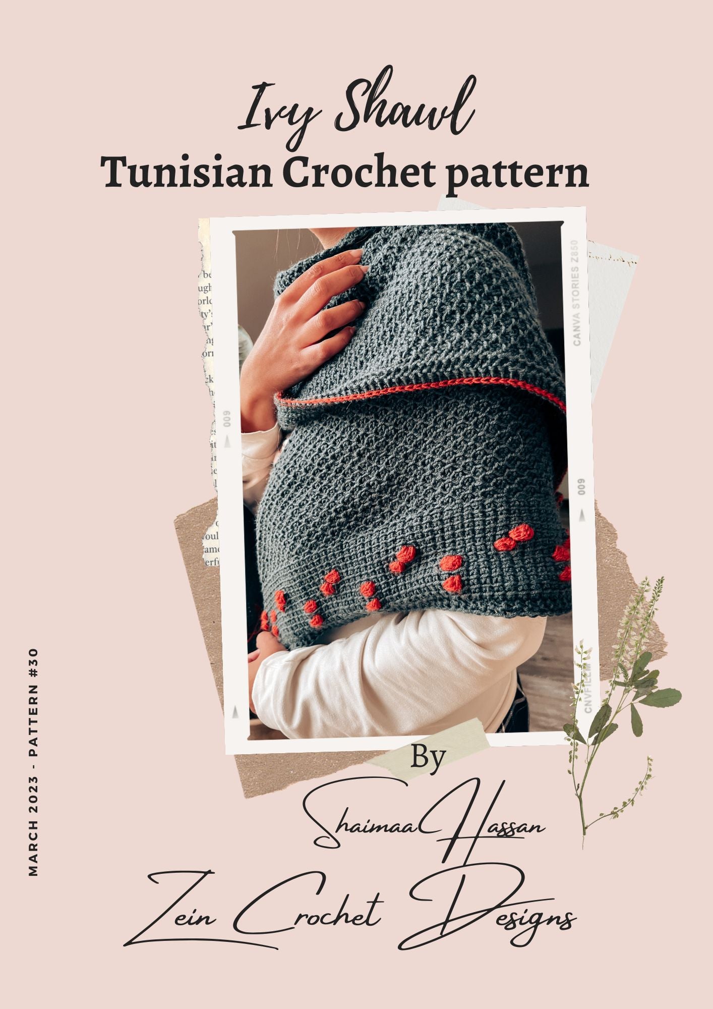 The Ivy Tunisian shawl kit