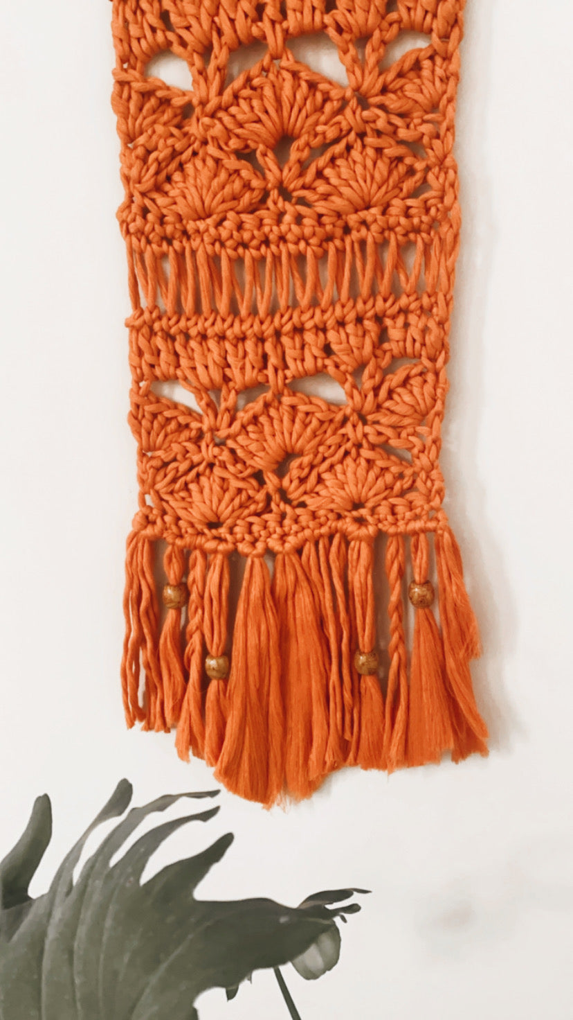 Woodstock wall hanging Crochet macrame